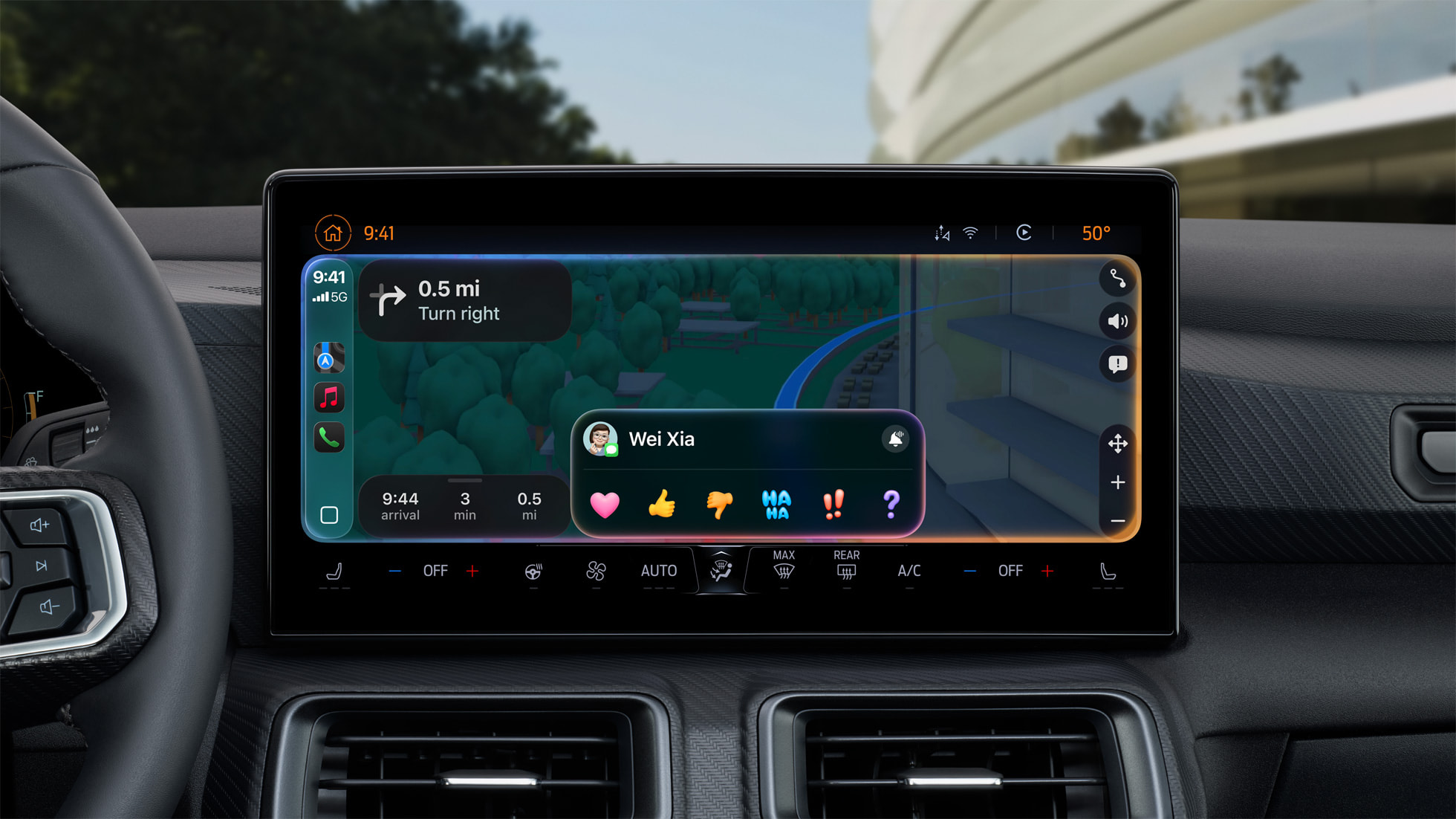 CarPlay Messages Tapbacks