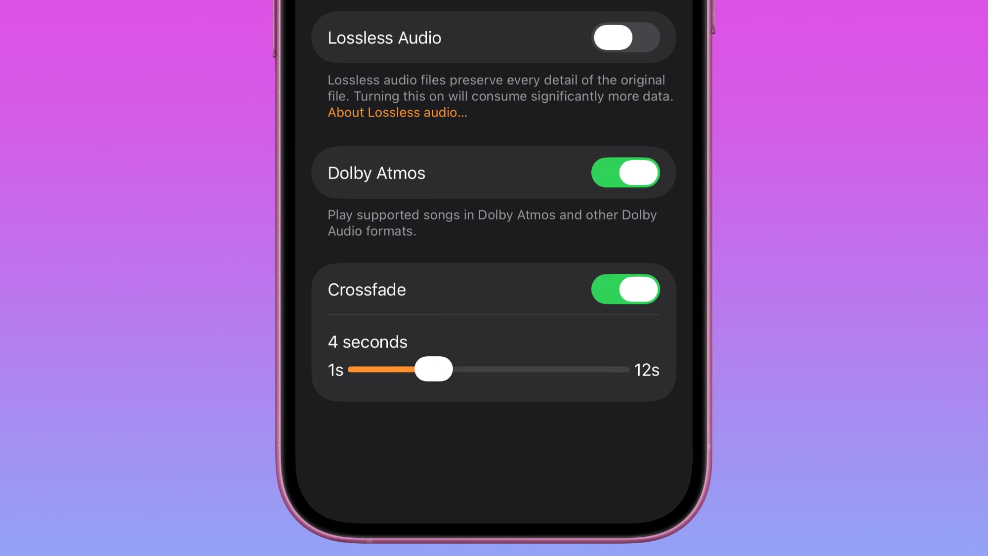 ios 26 homepod crossfade