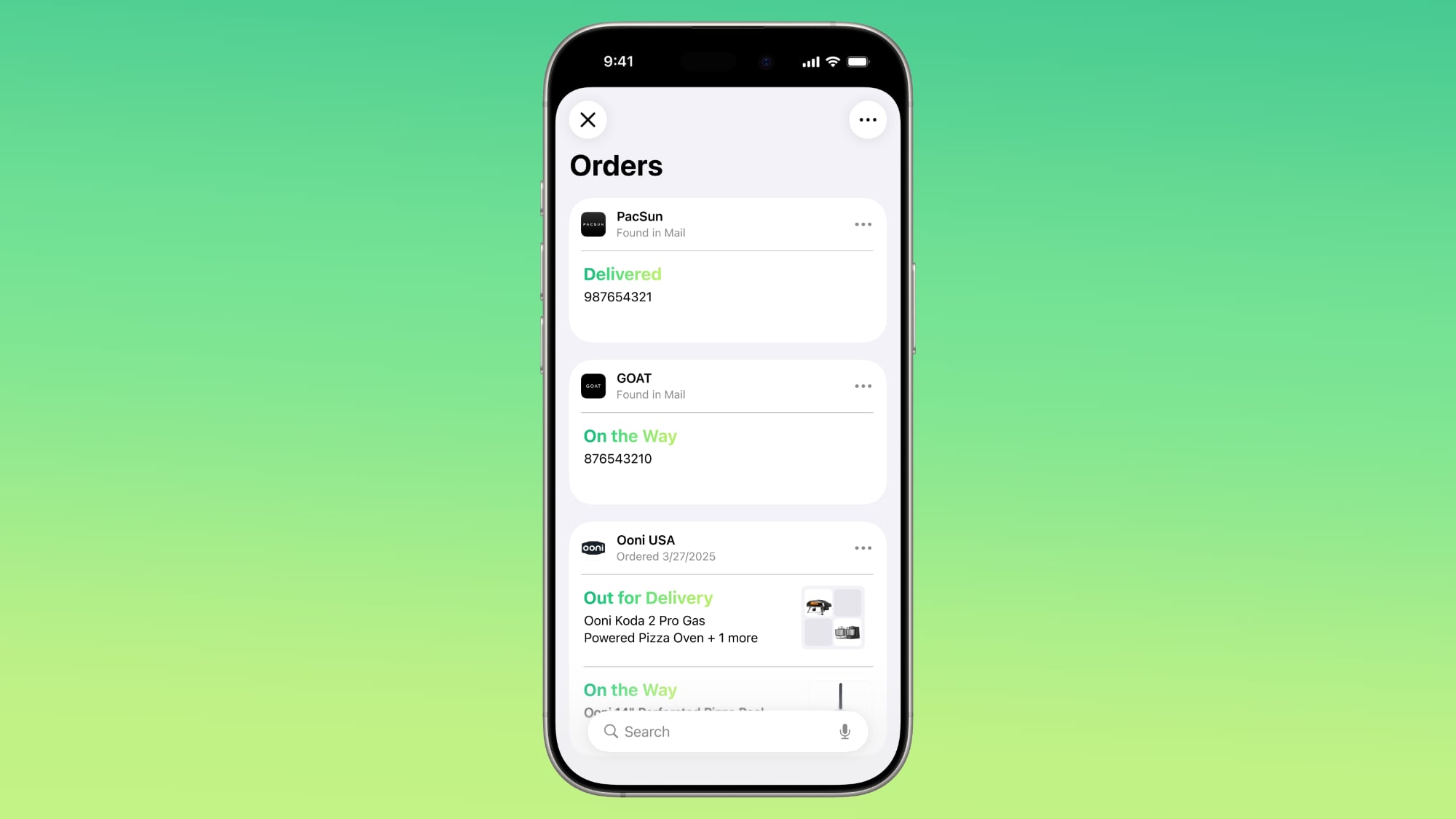 ios 26 wallet order tracking