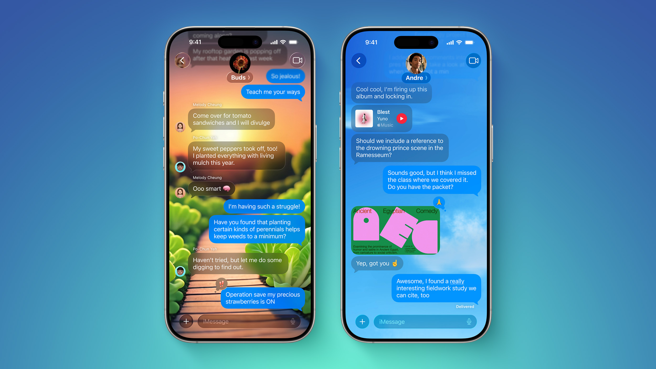 ten messages features