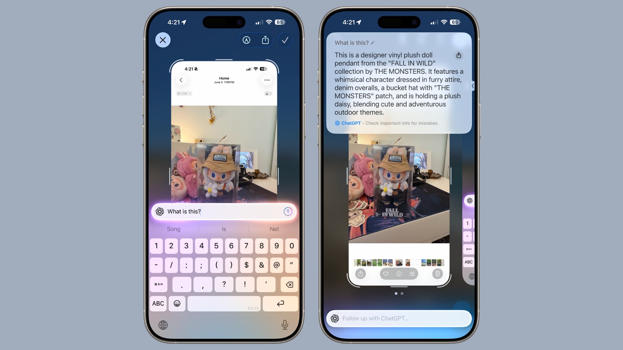 visual intelligence ios 26 screenshots